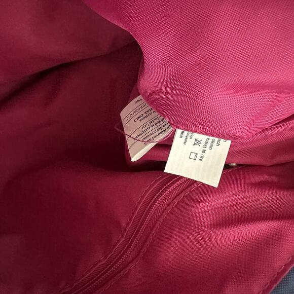 Baggallini Tote Shoulder Bag Purse Light Blue Nylon Zipper Pockets Large - Picture 7 of 7